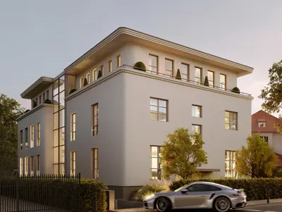 Willa M12 Residence o zmierzchu